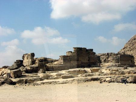 ruins on desert